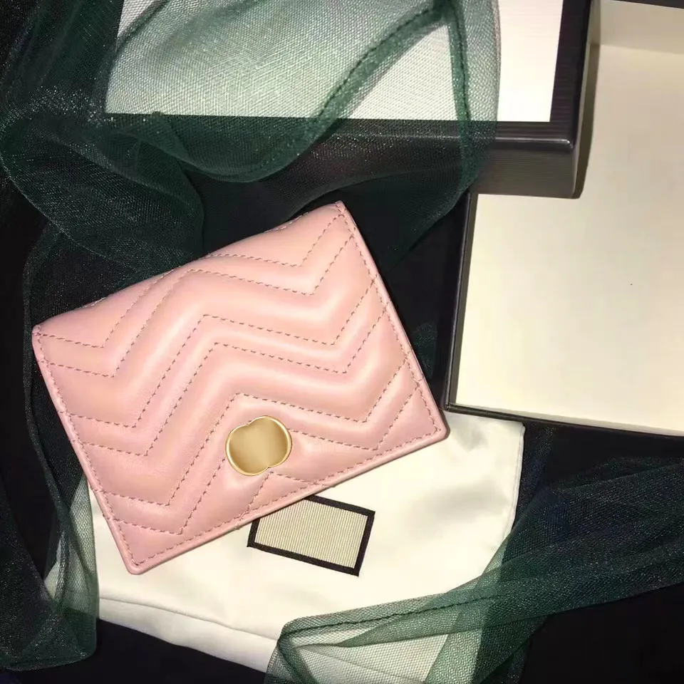Luxurys designer Key Wallet Coin purses card holders Genuine Leather men Women fashion luxury Wallets holder Interior Slot Clutch 277U