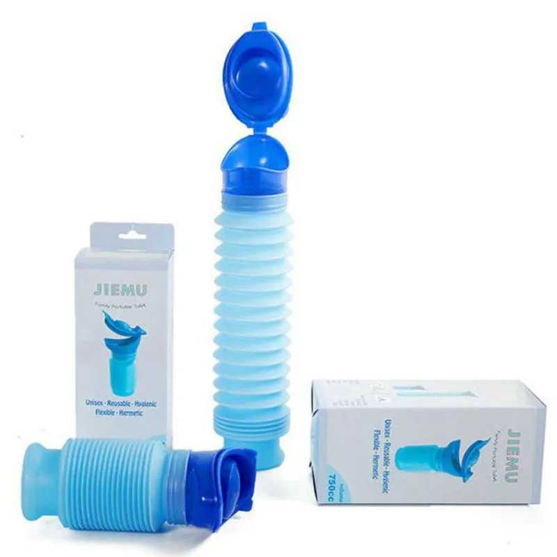 Fournitures de bain, outils de nettoyage, soins mobiles, motos, sac d'urine Portable d'extérieur, femmes hommes enfants, Mini toilette de 750Ml