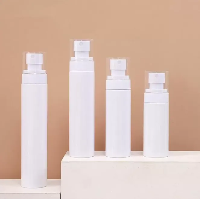 60ml 80ml 100ml 120mlスプレーボトル空の細かいミストプラスチックトラベルボトル補充可能ローションポンプ化粧品コンテナ