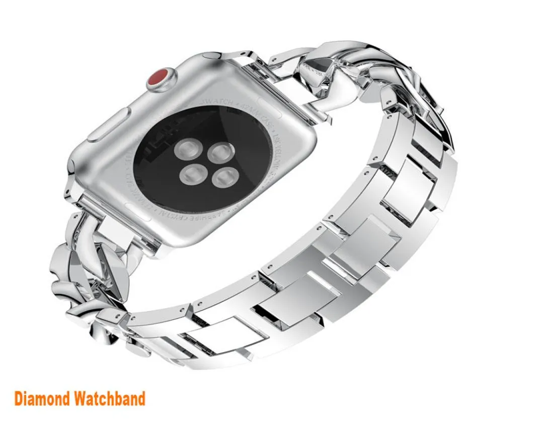 Metall rostfritt st￥lklockor med dubbla knappar f￶r iwatchband 41mm 40mm 38mm 49mm 45mm 44mm Applewatch -band SE7 1727726