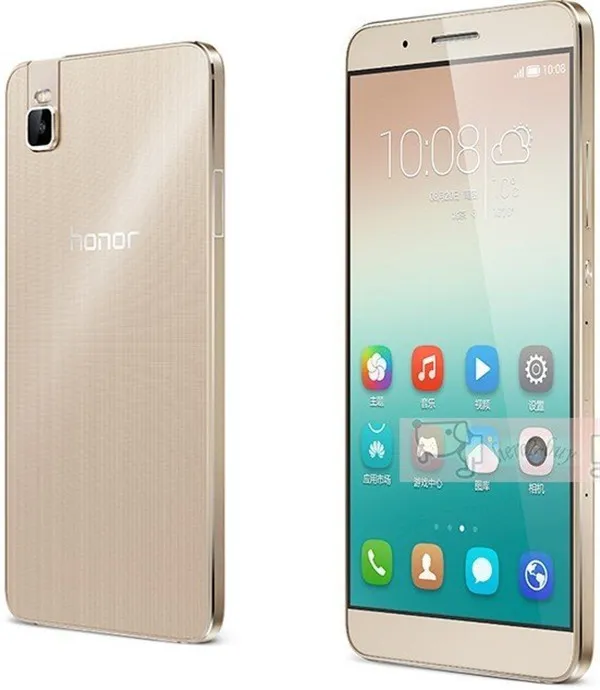 Orijinal Huawei Honor 7i 4G LTE Cep Telefonu Snapdragon 616 Sekiz Çekirdek 2GB RAM 16GB ROM Android 5.2 "Ekran 13.0MP Parmak İzi Kimliği Akıllı Cep Telefonu