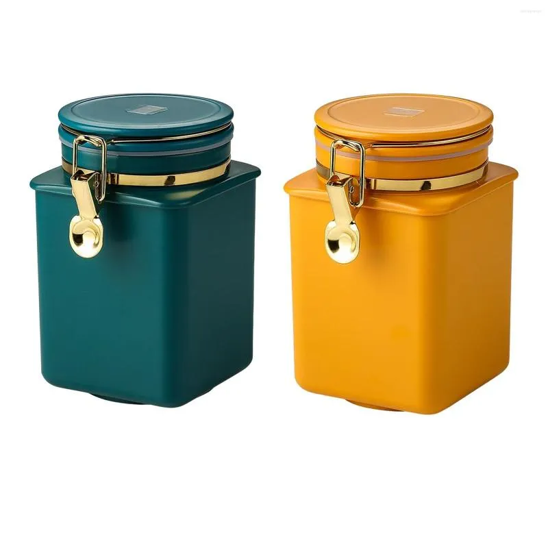 Storage Bottles Sealed Jar Coffee Canister Fresh Keeping Large Capacity For Bean Powder Flour Sugar Dry Food Containers