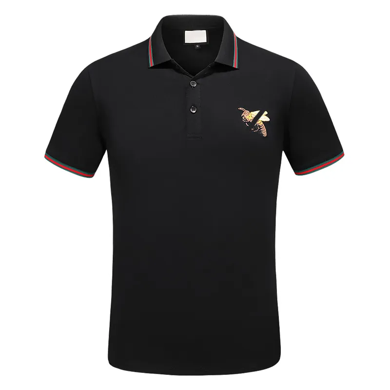 Polo pour hommes Été affaires loisirs coton ample demi-manche revers brodé Paul T-shirt à manches courtes pour hommes taille M-3XL # 887