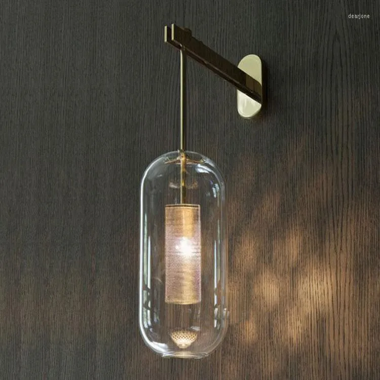 Lampa ścienna Nordic LED Wood Abajur Luminaria Bathroom Lekka sypialnia Sypialnia Dinging Room