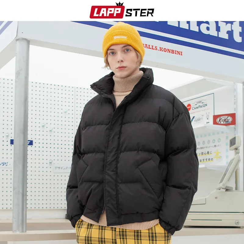 Mens Down Parkas LAPPSTER Men Harajuku Big Pockets Bubble Coat Winter Jacket Streetwear Desginer Couple Korean Puffer Jackets Coats 221207 From Lu02 36.92 DHgate.Com