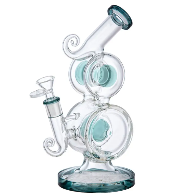 Waterpijpen Groen Glazen Bong 10 Inch Klassieke Stijl Dab Rig Shisha met Vrouwelijke 14mm Gezamenlijke Waterleidingen