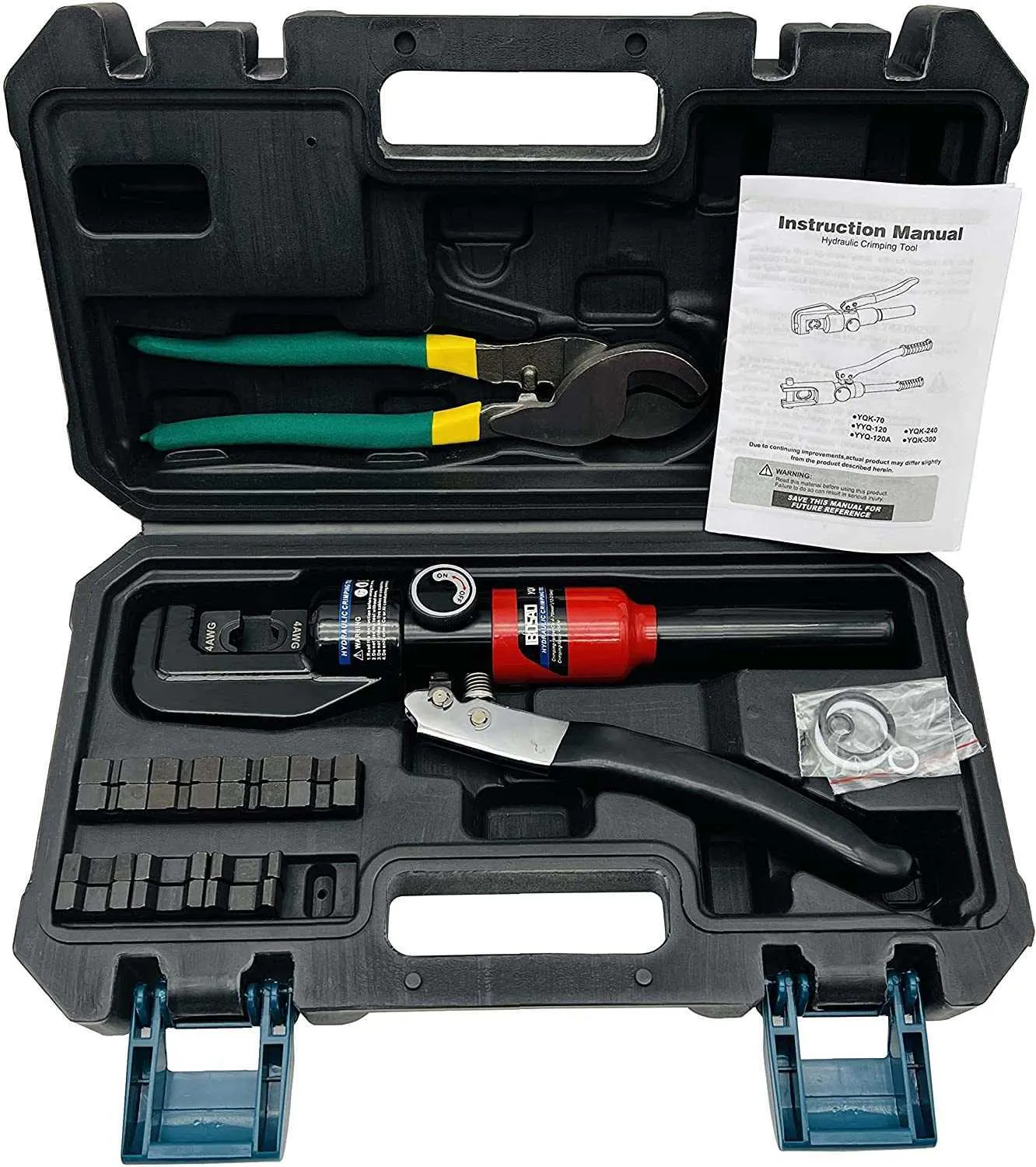 Hydraulic Crimping Tool Cable Lug Crimper Plier Compression YQK Mm