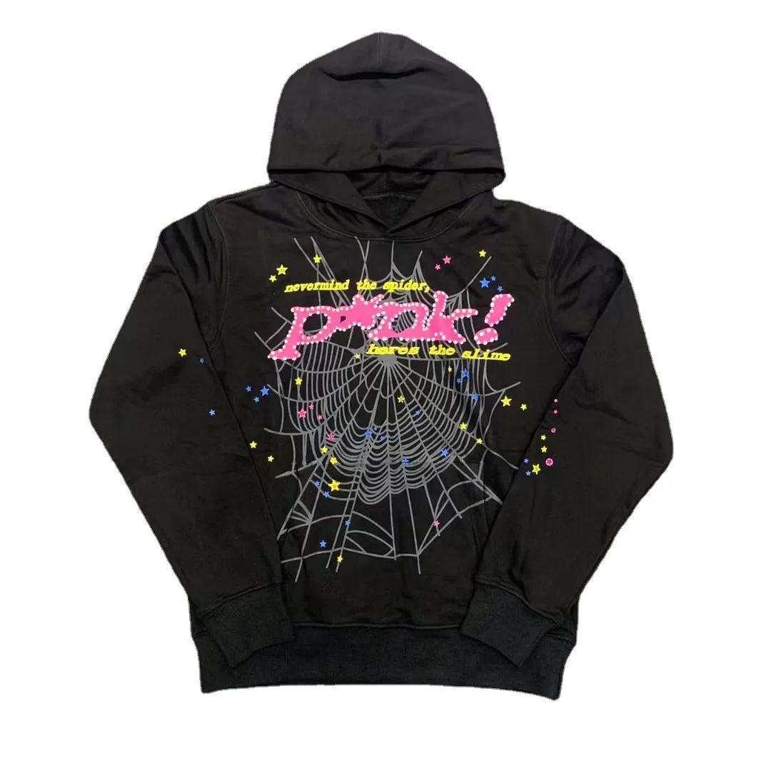 Pullover Red Sp5der Young Thug 555555 Angel Hoodies Men Shoe