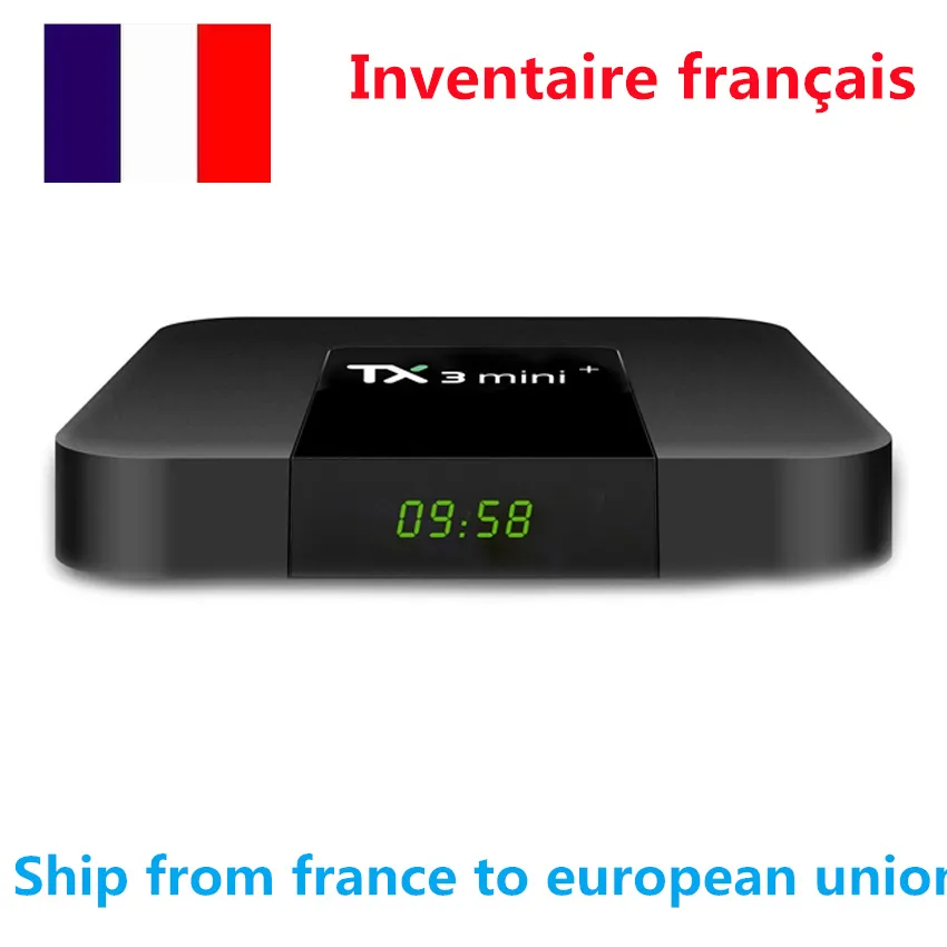 france has stock TX3 mini plus TV BOX 4K Android 11 amlogic S905W2 2GB 16GB 2.4G/5GHZ DUAL WIFI BT