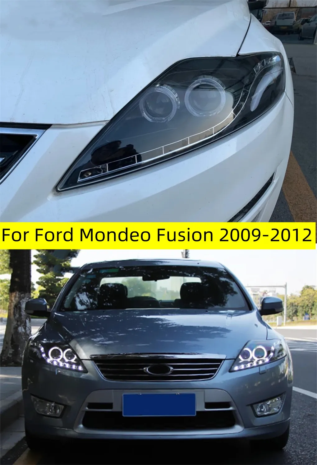 Argo LED Headlight Bulb Kit For Ford Mondeo MK5 (2014-22) – H7/H15/501, 80W, 6000K Cool White