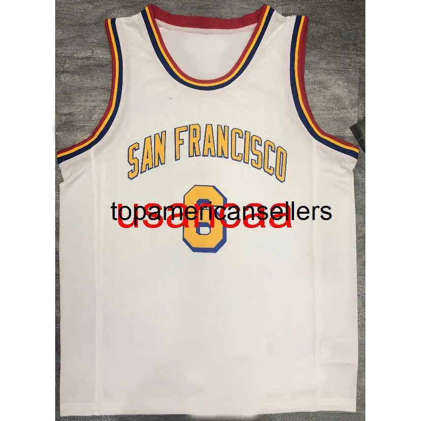 TODOS OS Bordados Young Thompson Curry Wiggins Durant 6# 2020 Jersey White Personalize qualquer Nome do Número XS-5xl 6xl