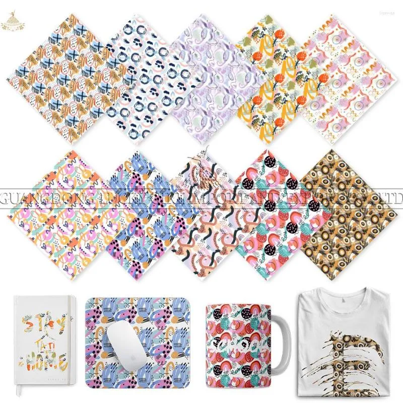 Window Stickers Lucky Goddness Infusible Transfer Ink Sheet 12"x12" Graffiti Sublimation Paper For T-Shirts Cup Coasters Mug