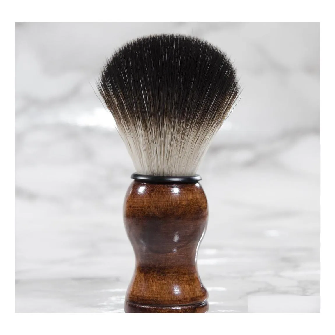 Shaver Shaver Premium Quality Badger Shaving Brush Portable Beard Brushs Face Beards Cleaning Men Shavings Razor Brushes Appliance I Dhzan