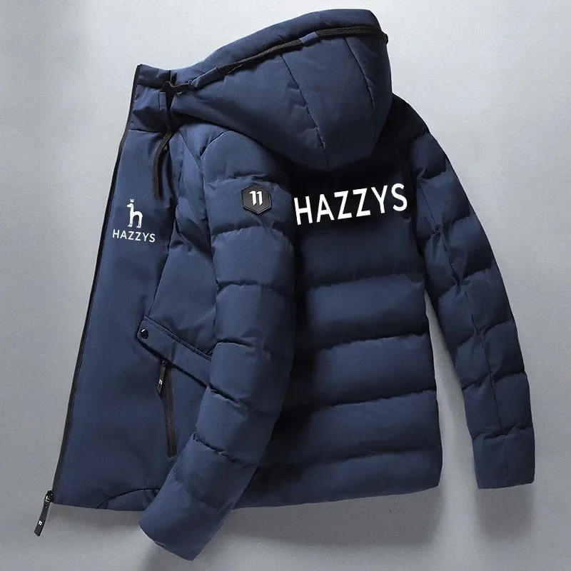 Erkekler Aşağı Parkas Sonbahar ve Kış Moda Hazzys Sıradan Sıcak Kapüşonlu Ceket Su Geçirmez Rüzgar Döyeliği Nefes Alabilir Yüksek Kalite K 221207