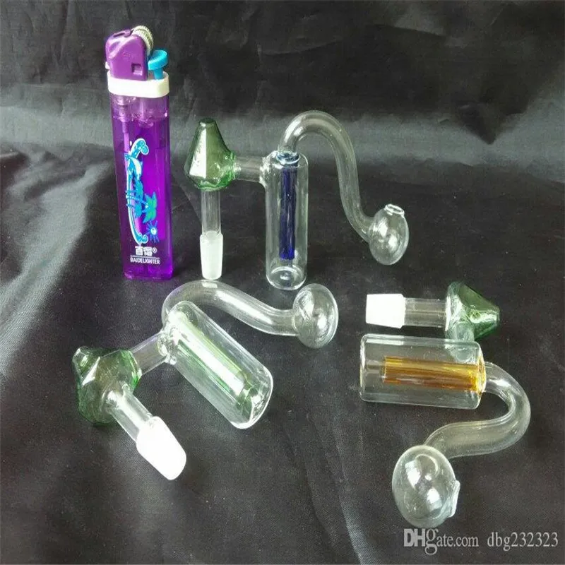 Diamond color filter pot glass bongs accessories Glass Smoking colorful mini multi-colors Hand Pipes Best Spoon