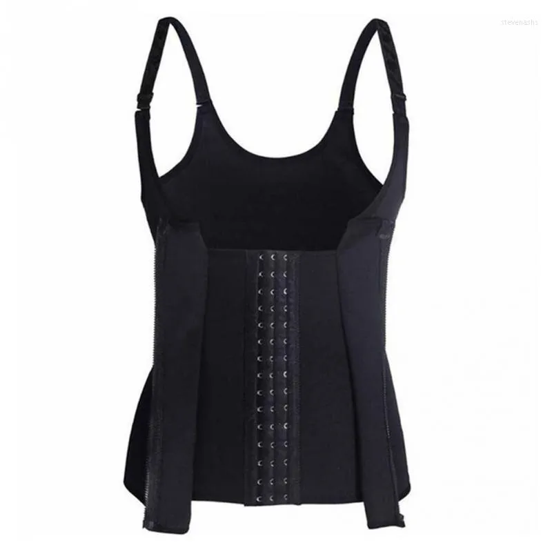 Bälten Sexig kvinnor Body Shaper Shapewear midja Training Trainer Corset Fitness Cincher Sweat Vest med justerbara remmar S-3XL