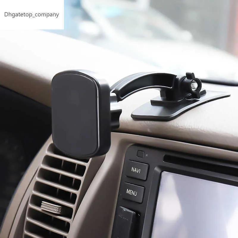 Universele auto magnetische telefoon verstelbare houder dashboard mount dashboard magneet beugel 360 graden roterende pasta mobiele telefoonstandaard
