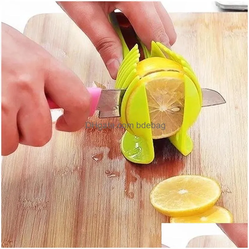 creative cut lemon tomato potato slicer cut fruit tools convenient without harming hands kitchen utensils inventory wholesale