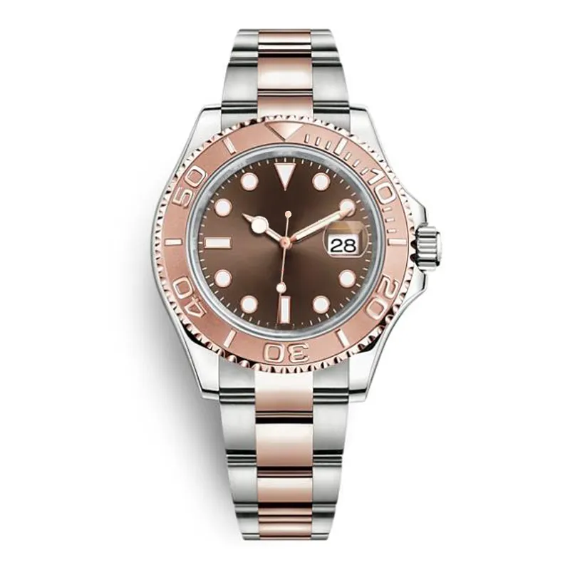 Luksusowa moda najlepsza 40 mm męskie zegarek czarny pasek gumowy 2813 Automatyczny ruch klasyczny męskie zegarki zaawansowane WRIS276V