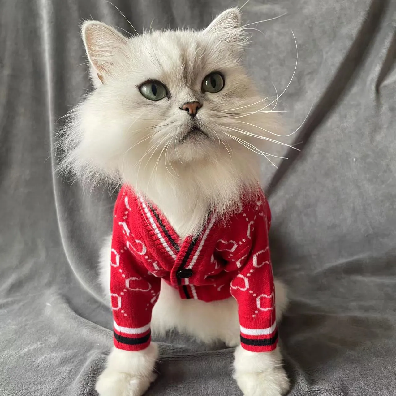cat christmas sweater dress Pink Queen 2025 Christmas Chunky Knit Turtleneck Sweater Dress with Pockets, Women's, Size: Small, Red