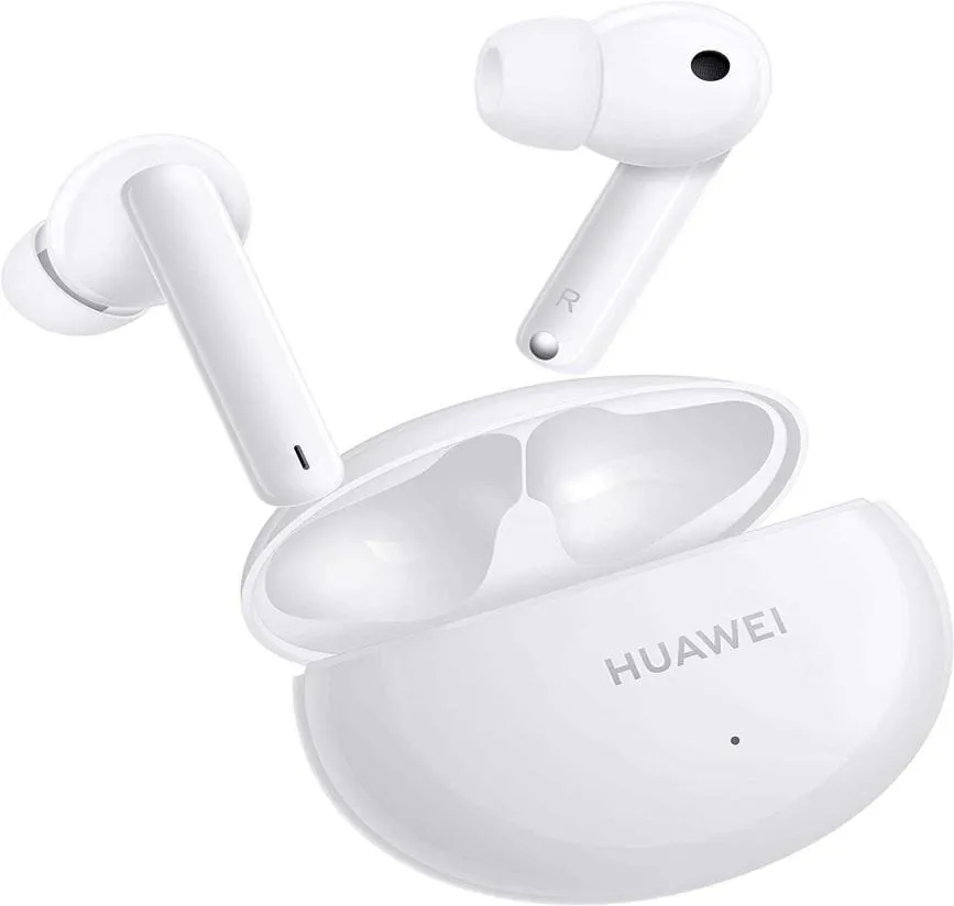 Huawei Buds 4i Wireless inear Bluetooth h￶rlurar med aktivt brus som avbryter snabb laddning L￥ngt batterilivsl￤ngd Keramik White4900196