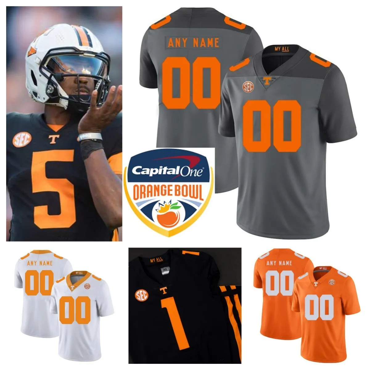 American College Football Wear Mensagem de futebol universitário personalizada