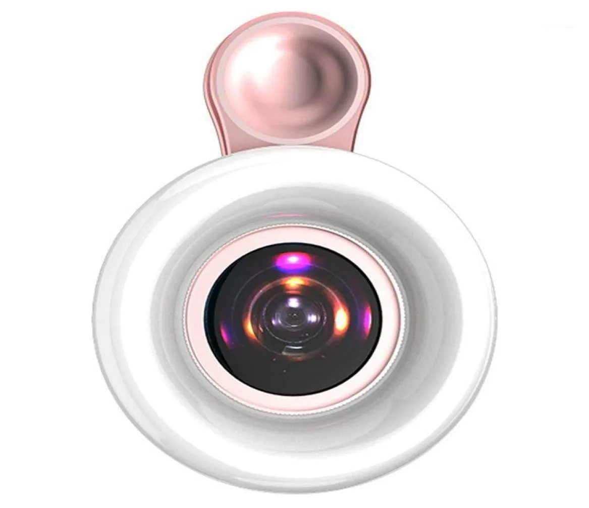 Flash Heads Abdz Led Phone Lens Lens Selfie Light Light Mobile Fill HD Macro Dimmable Lamp Beauty Ringlight15815865