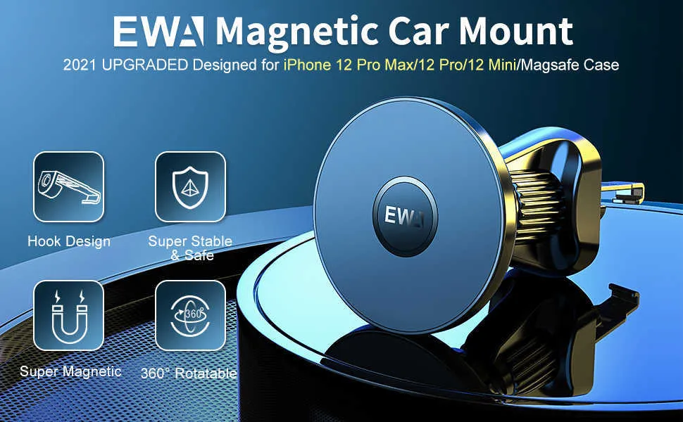 Soporte magnético para teléfono de coche, anillo Magsafe para montaje en  asiento de coche, para IPhone 14, 12, 13 Pro Max, Mini, tabletas, imanes  fuertes