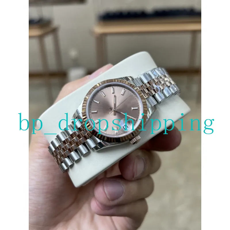 Super Quality Watch Women 31 mm Mechaniczne automatyczne dwoniężne różowe złoto szafirowe szafirowe szafirowe szafirowe szafirowe