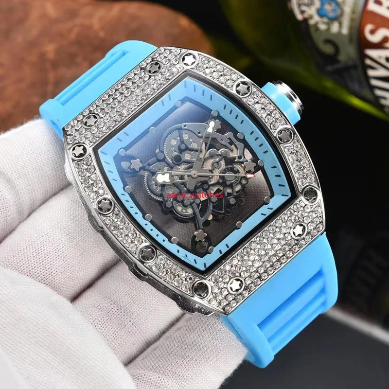 A188 다이아몬드 New Hollow Out Personality Tiger Head Watch Ceramic Oil Quartz Walk Unisex Watches