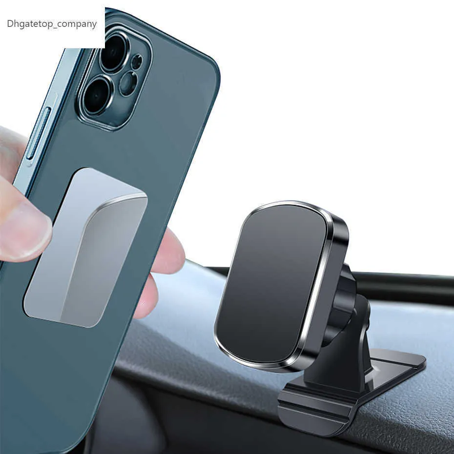 Магнитная пластина автомобиля держатель телефона Маленький 360 вращение магнит крепление мобильной ячейки подставка для кронштейна для iPhone xiaomi