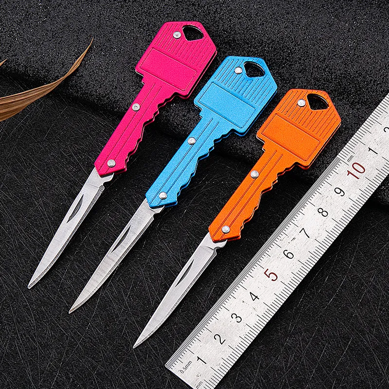 Facas de defesa de facas Keychains Kichain colorido colorido facas
