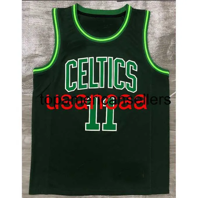 All embroidery 5 styles 11# IRVING bonus edition dark green basketball jersey Customize any number name XS-5XL 6XL