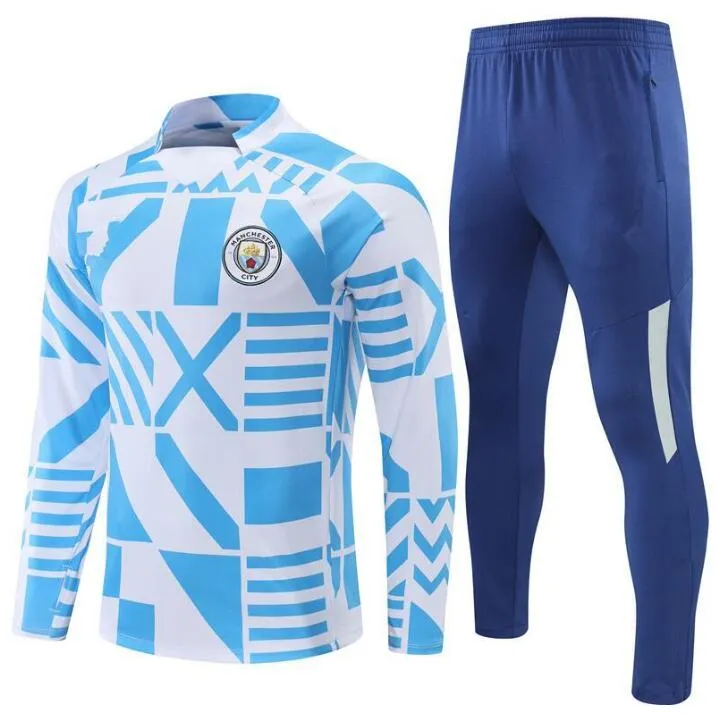 2022 2023 Man City Training Suit Tracksuit 21 22 23 Long Sleeve