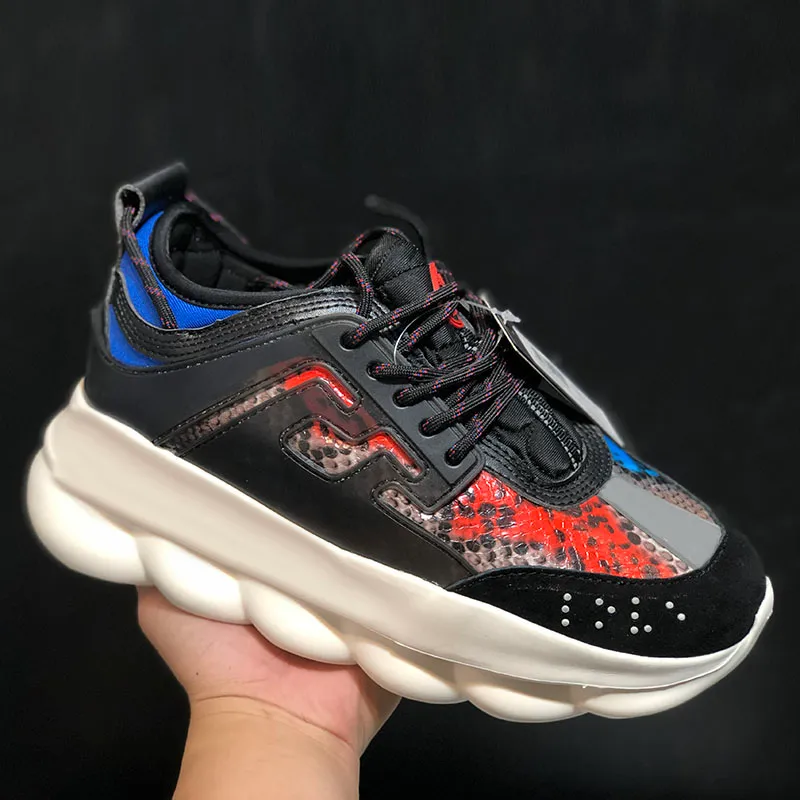 Luxury Designer Casual Shoes Top Quality Chain Reaction Wild