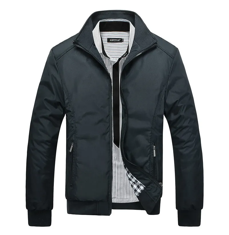 Men's Casual Jackets Slim Fit Spring Coats for Men Sizes M-8XL from ...