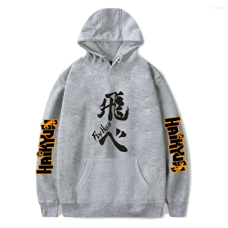 Sweats à capuche pour hommes caricatures Anime Haikyuu Sweatshirts Men Femmes Unisex Tracks Casual Sportswear Hip Hop Pilluches Hootes