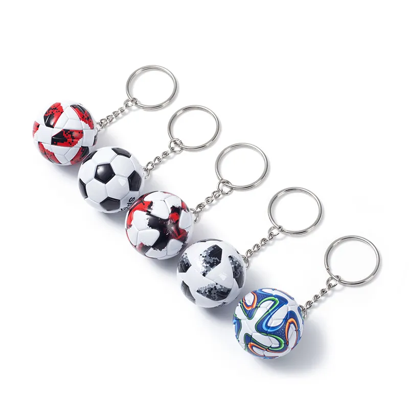 Mini porte-clés de Football créatif, pendentif pour sac de voiture, bijoux Souvenirs d'anniversaire, accessoires, cadeaux pour hommes et garçons