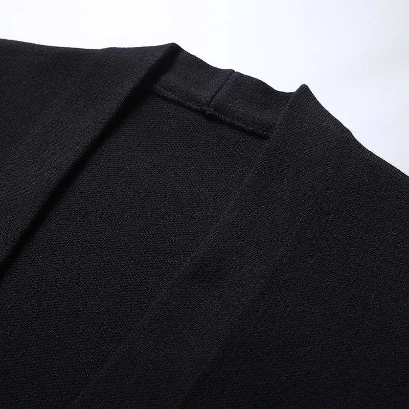 Pulls pour hommes Designer de luxe Plus Taille Designer Cardigan Spliced Couleur Cardigans Veste en tricot Poche Hommes Vêtements de mode YJ2E