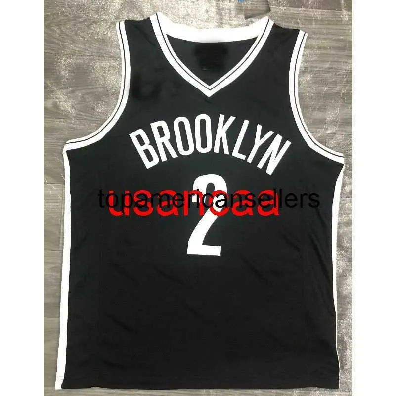 Alle Stickereien GRIFFIN HARDEN DURANT IRVING schwarzes Basketballtrikot mit V-Ausschnitt. Passen Sie einen beliebigen Nummernnamen XS-5XL 6XL an