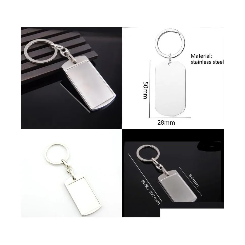 Porte-clés Porte-clés Vierge DIY Personnalisé Gravé Personnalisé Porte-clés Alliage Amoureux Cadeau Porte-clés Créatif Bijoux En Gros 100 G2 Drop Dhrwq