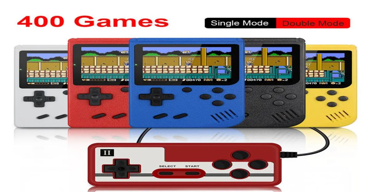 Builtin 400 Games Retro Portable Mini Handheld Video Game Console 8Bit