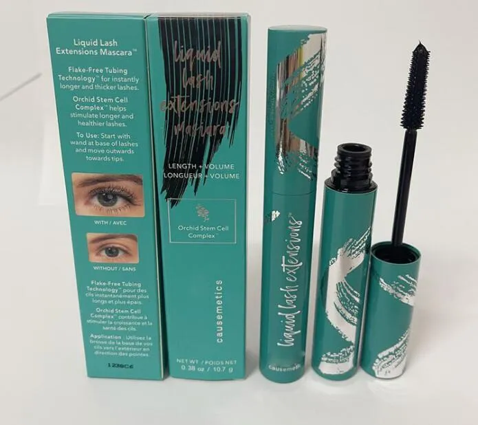 Mascara noir riche à extension de cils liquide 0,38 oz/10,7 g Mascara pour les yeux