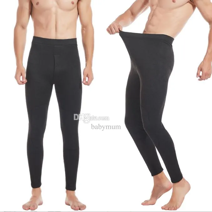 Inverno caldo uomo legging in pile termico a vita alta adolescente bambini maschio collant pile foderato leggings uomo pantaloni elastici sport all'aperto mutande di velluto