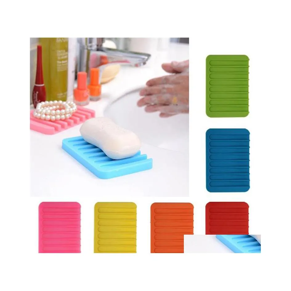 أطباق الصابون SLES SLERAGE ANTISLIP SOAP SOAP GASHWASHER STAND CASE MOME SOPERIES 16 CONER