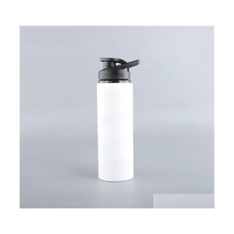 Waterflessen glad sublimatie spaties aluminium flessen creatieve aangepaste ketel hoogwaardige lekpreventie waterkopjes ontwerp druppel dhxrj