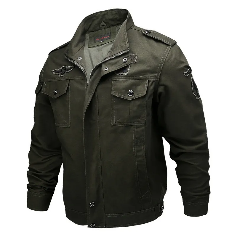 Herenjassen herfst en winterheren casual jas militaire uniformen medium lange grote windjack 221207