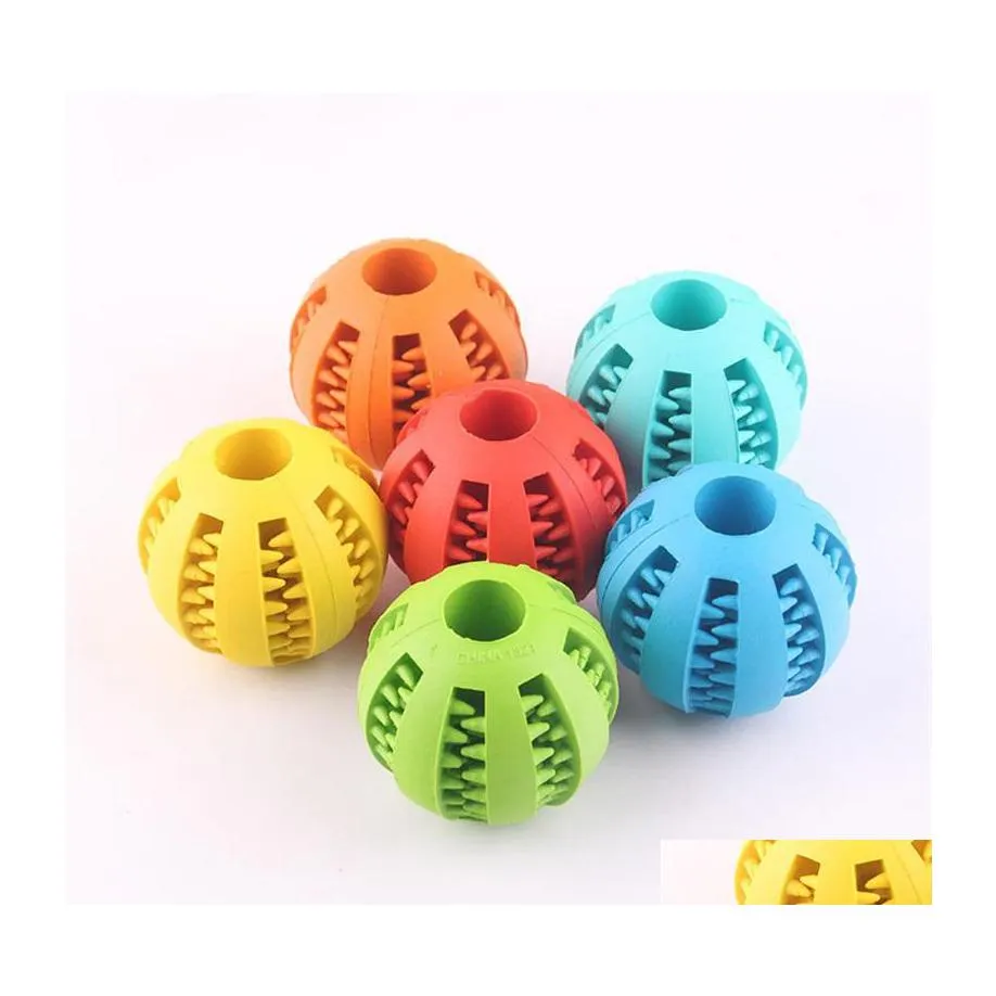 Собачьи игрушки жуют зубные шарики молярные шарики Sile Bite Foods Pet Toys Dog Supply Cat Animal Hollow Sphere 7 3BG C2 DR DH7AQ