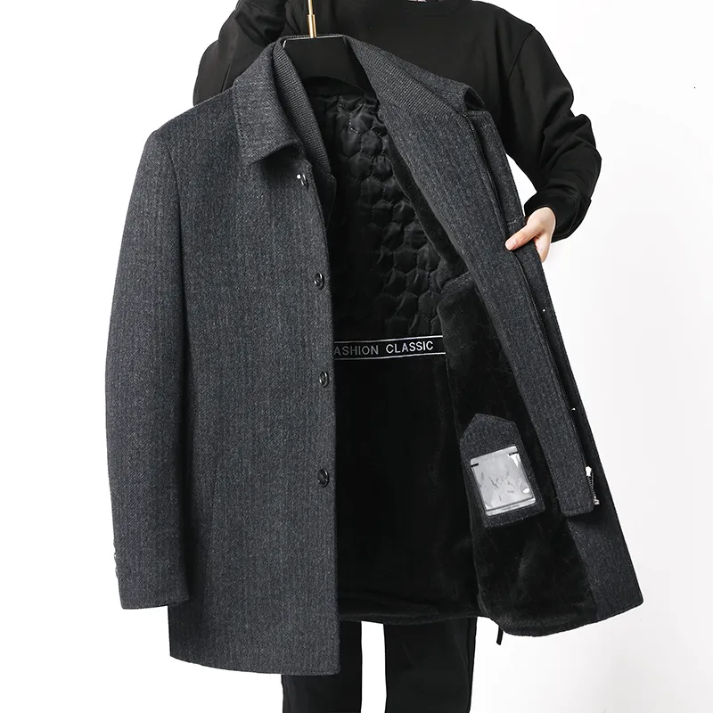 Fall Thick Solid Cashmere Imitation Wool Cloth Diy Coat Woollen
