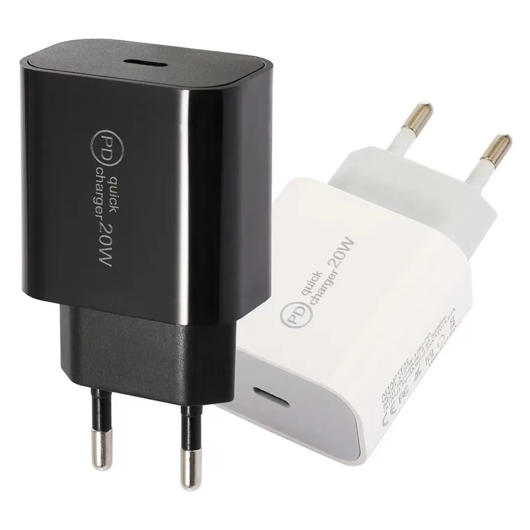Universal Typec PD EU US Wall Charger Power Adapters For IPhone x xs max 11 12 13 14 Pro Samsung tablet pc Android phone